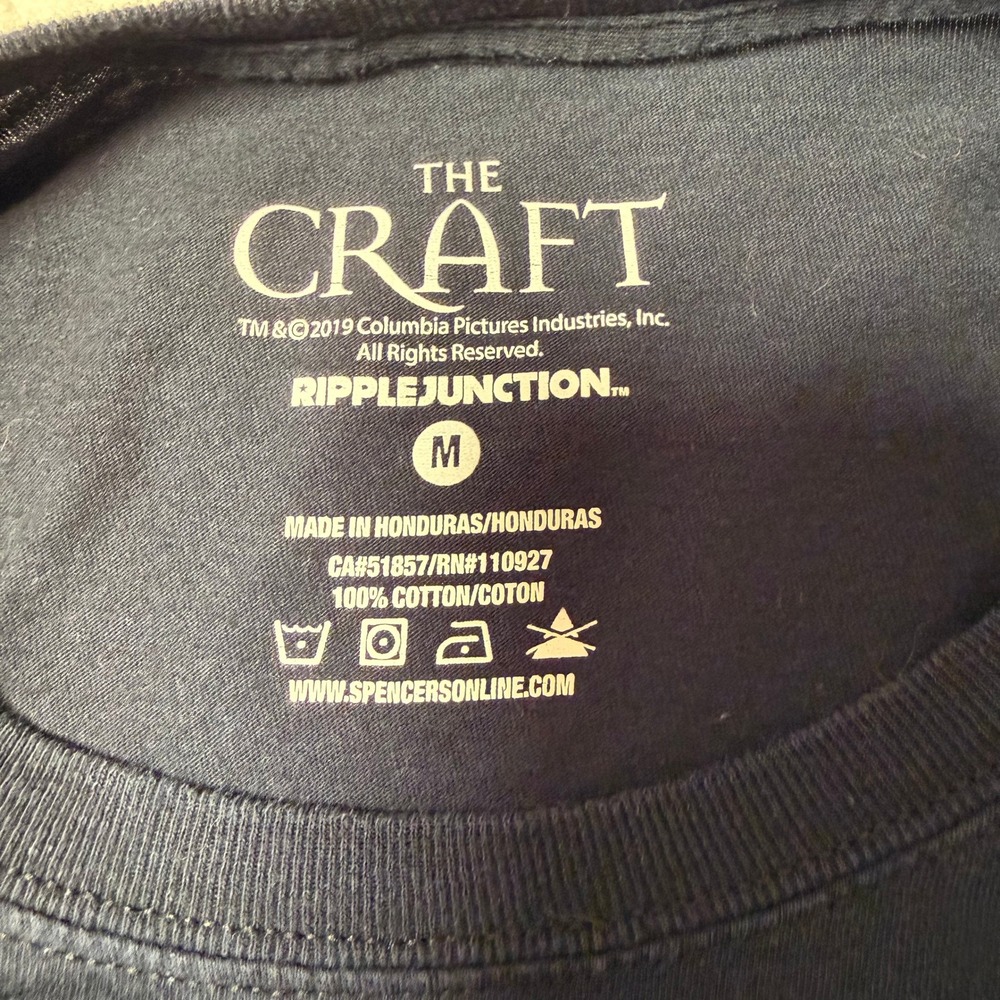 Goth Witchy The Craft Weirdos T-Shirt M Black 90s Cult Movie Ripple Junction - Picture 4 of 6